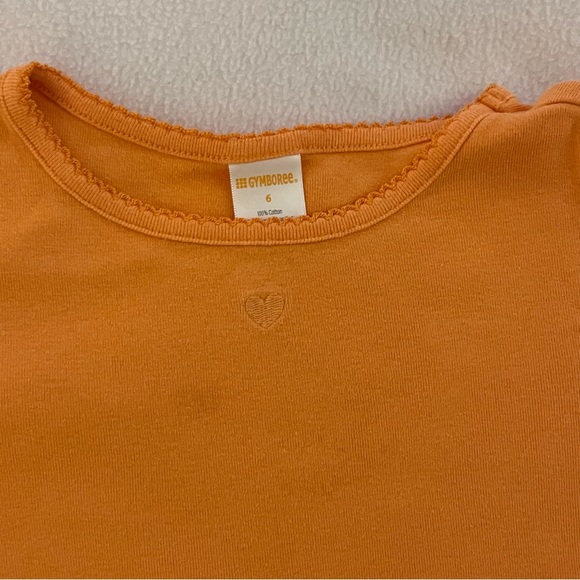 Gymboree Pop Star Academy Solid Orange Top - Picture 3 of 3